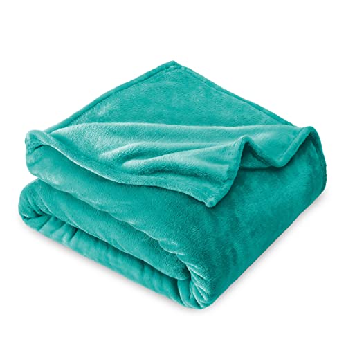 Bare Home Fleece Blanket - Twin/Twin Extra Long - Ultra Soft, Lightweight for Bed, Couch & Travel