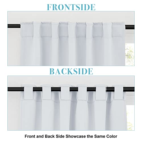 RYB HOME Blackout Kitchen Curtains for Energy Saving