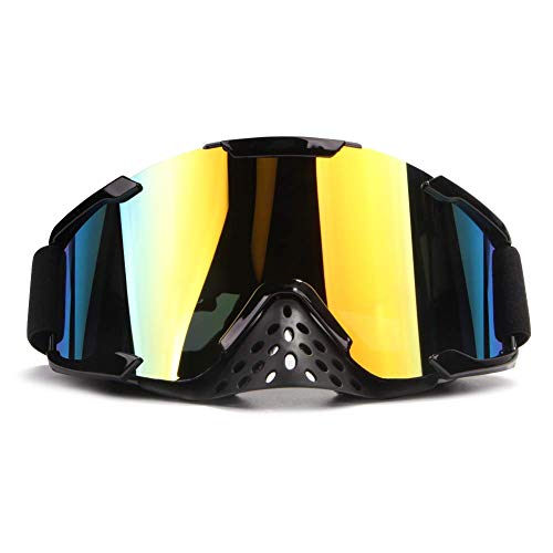 4-FQ Motocross Goggles Dirt Bike Goggles Adult PU Resin Motorcycle Goggles Windproof ATV Goggles Dustproof CRG Sports Riding Goggles Scratch Resistant Racing Goggles Ski Goggles