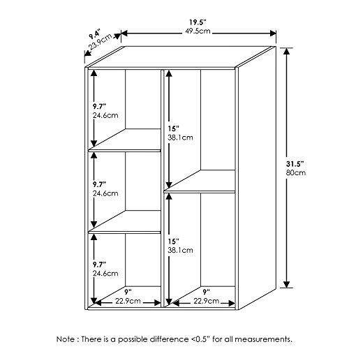 Furinno 5-Cube Bookshelf: 20% Off Durable Cube Storage