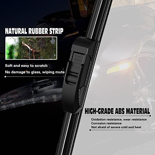 Replacement for Volvo XC70 2005-2007 Volvo S60 2005-2009 Volvo XC90 2005-2015 Silent Wipers -FAPIUO Front Windshield Wipers 24\"+22\" Blade Set (2 Pack) Pinch Tab