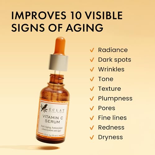 Vitamin C Face Serum - Dark Spot Remover Facial Serum Vit C Serum with Hyaluronic Acid Ferulic Acid & Vit E - Anti Aging and Skin Brightening Serum Pure Vitamin C Serum Skin Care