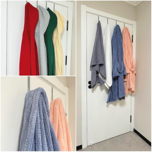 Mars-Rock Over Door Hooks: 10pc Heavy Duty
