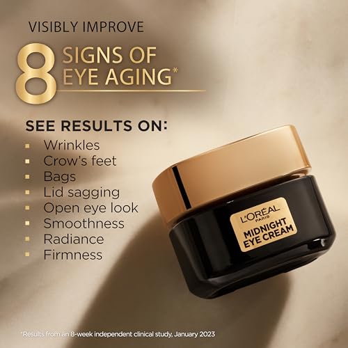 LβOreal Paris Age Perfect Anti-Aging Midnight Face Cream + Midnight Eye Cream Smooths Wrinkles & Reduces 8 signs of Eye-Aging + Face Cream Face Serum Samples