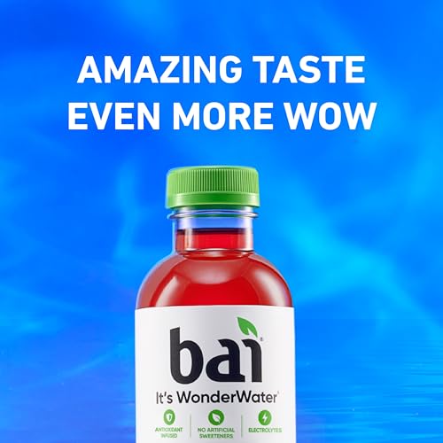 Bai Flavors Variety Pack Antioxidant Infused Water Beverage with Vitamin C and No Artificial Sweeteners 18 fl oz bottles 12 pack