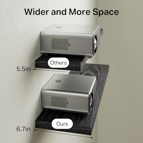 BAYKA Floating Shelves for Wall 22.5 inches Wall Mounted Rustic Wood Shelves for Bathroom Bedroom Living Room Floating Shelves for Books/Storage/Decor with 22lbs Capacity(Black Set of 3)