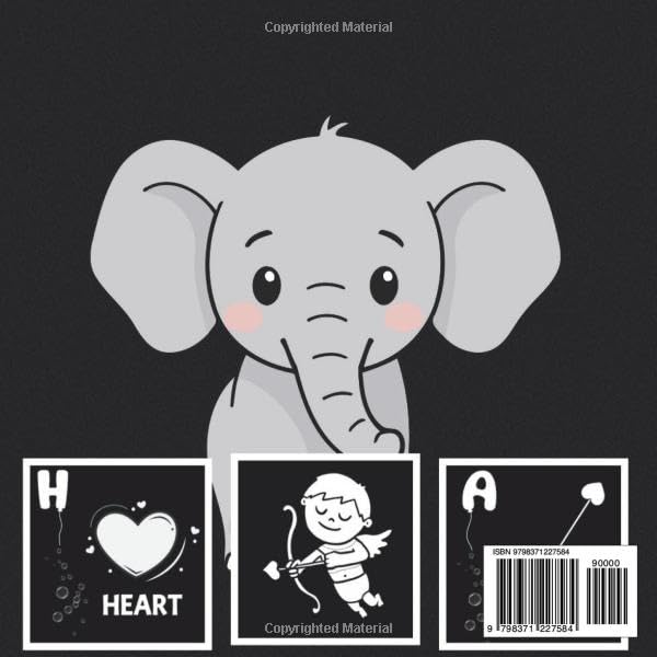 My First Valentine's Day High Contrast Baby Book For Newborns | 0-12 Months: Cute Simple Black & White Valentine Themed Images To Develop Babies ... From