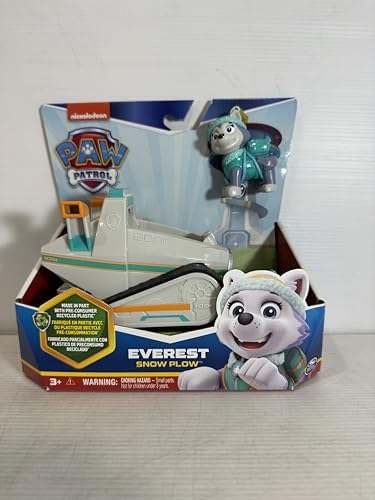 Everest’s Snow Plough Vehicle with Collectible Figure for Kids Aged 3 and Up