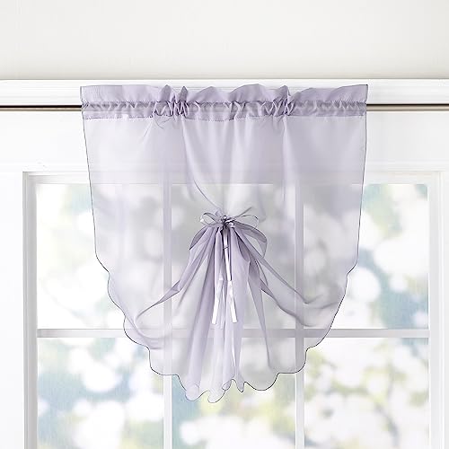 Lilac Voile Curtain 30"x40" Sheer Luxury