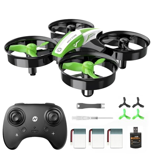 Holy Stone HS210 Mini Drone for Kids 8-12 Kids Drone for Beginners with Auto Hover 3D Flip Headless Mode and 3 Batteries Perfect Gift for Kids Green