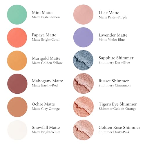 Julep Eyeshadow 101 Crème-to-Powder Waterproof Eyeshadow Stick – Mint Matte – Long-Lasting Crease-Proof Cool-Toned Pastel Green Matte Cream Eyeshadow with Built-in Smudger