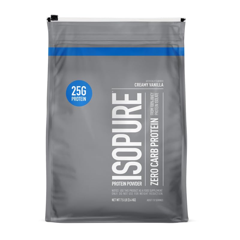 100% Whey Protein Isolate, Zero/Low Carb