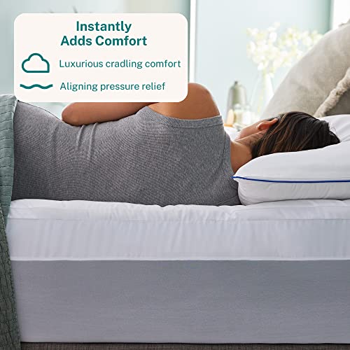 Sleep Innovations Twin Mattress Topper for Ultimate Comfort