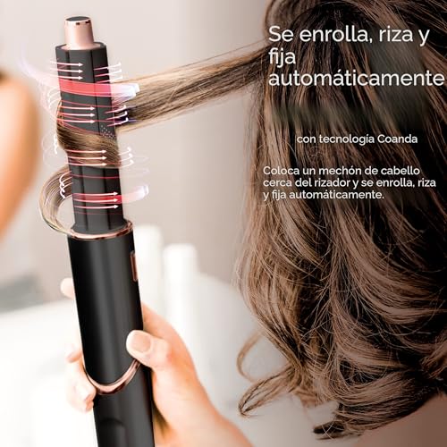 Shark HD440BK FlexStyle Air Drying & Styling System with Ultimate 6-Piece Accessory Pack of Auto-Wrap Curlers Curl-Defining Diffuser Oval Brush Paddle Brush & Concentrator Attachments Black