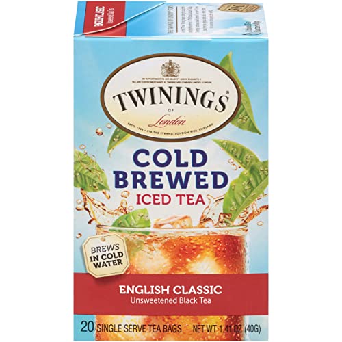 Cold Brew English Classic Tea, 20ct x 6, Unsweetened
