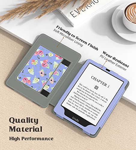 MoKo Case for Kindle Paperwhite 12th/11th Gen: Slim PU Cover