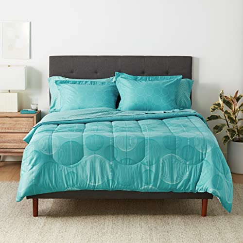 Amazon Basics Queen Comforter Set for Cozy Sleep