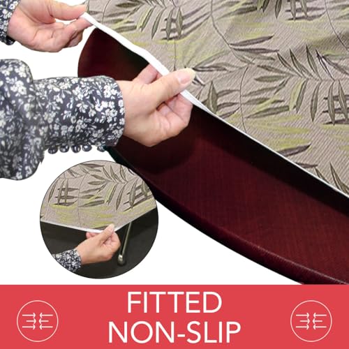 Covers For The Home Elastic Table Cloth - Easy Cleanup