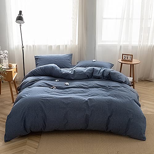 FACE TWO FACE Soft Cotton Duvet Cover Set for Comfort