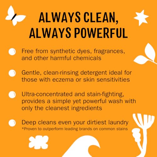 Molly's Suds Original Laundry Detergent Powder | Clean Laundry Detergent Powder for Sensitive Skin | Simple Effective Ingredients Stain Fighting | 240 Loads (Citrus Grove)