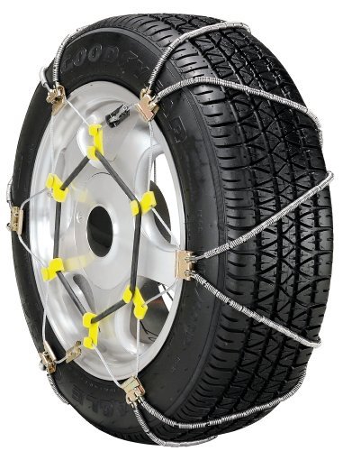 Tire Traction Chains - Set of 2, Patented Shur Grip Z