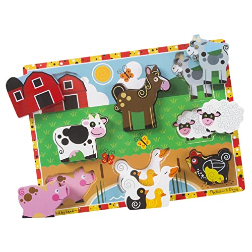 Farm Chunky Puzzle 7pc Wooden Set