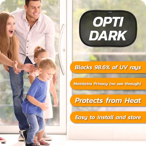 CARAMAZ Car Sun Shade for Baby with Certified UV-Protection (2 Pack - Medium 20\"x12\")