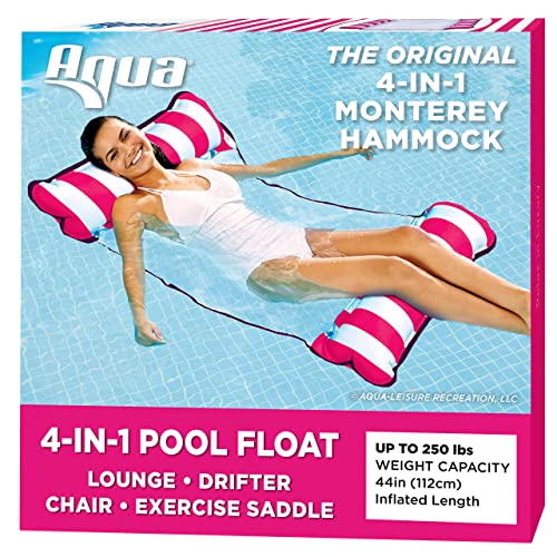Aqua 4-in-1 Monterey Hammock: Relaxing Pool Float