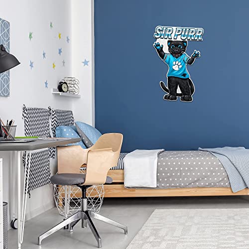 NFL Carolina Panthers Classic Mascot Shape Cut Pennant - Home and Living Room Décor - Soft Felt EZ to Hang By Rico Industries
