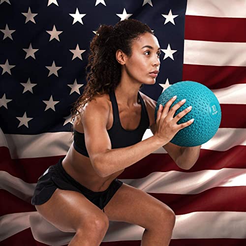 Yes4All Slam Balls 10-40lb Medicine Ball Weight Durable PVC Sand Filled Workout Dynamic Medicine Ball for Core Strengthen