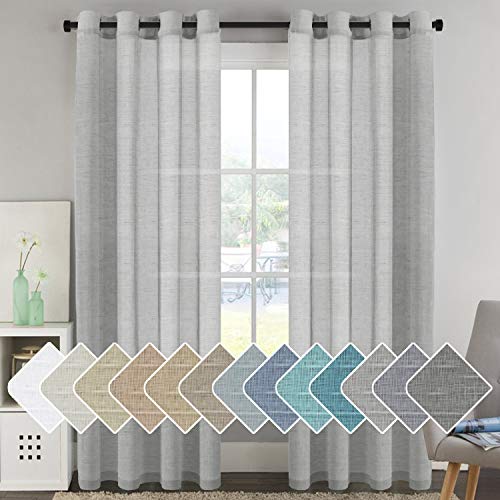 H.VERSAILTEX Linen Curtains for Bedroom - Elegant & Airy
