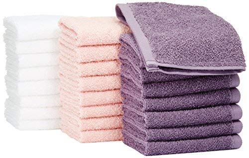 Amazon Basics 100% Cotton Extra Absorbent Towels for Bathroom