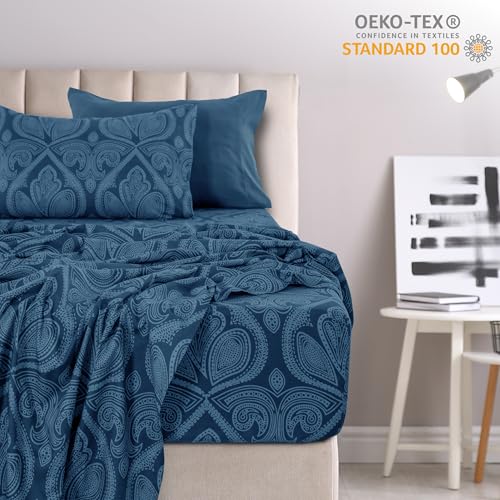 LUX Decor Soft Bed Sheets Set - Wrinkle Free & Breathable