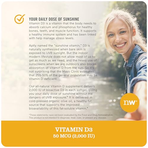 Nature-Wise Vitamin D3's (2000IU 360 Count (Pack of 1))