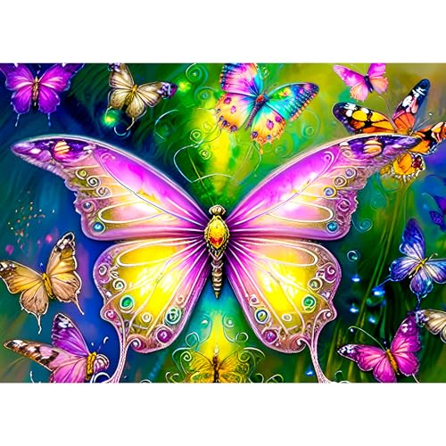 TangMosaic 1000 Piece Puzzle for Adults Jigsaw Puzzle Challenging Game Butterflies Puzzles Interlock Perfectly No Dust Home Decoration Family Puzzle for Adults Party Toy Puzzle for Kids Parents