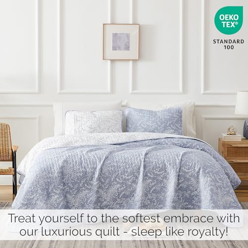 Southshore Fine Linens Winter Brush Quilt Set - Soft & Reversible