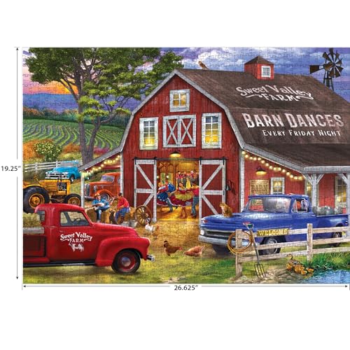 Chris Bigelow - The Barn Dance - 1000 Piece Jigsaw Puzzle for Adults