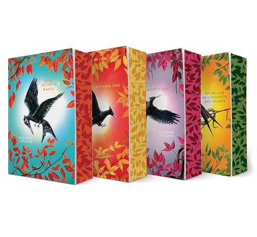 Hunger Games Deluxe Paperback Box Set | Sprayed Edges, Stenciled Art & All-New Covers