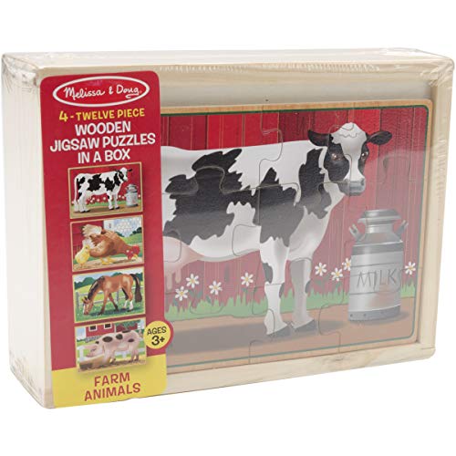 Wooden Farm Puzzle Box by Melissa & Doug