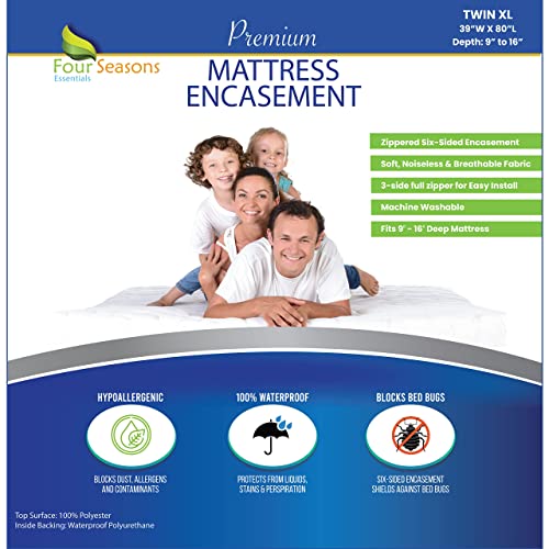 Four Seasons Essentials Twin XL Mattress Protector