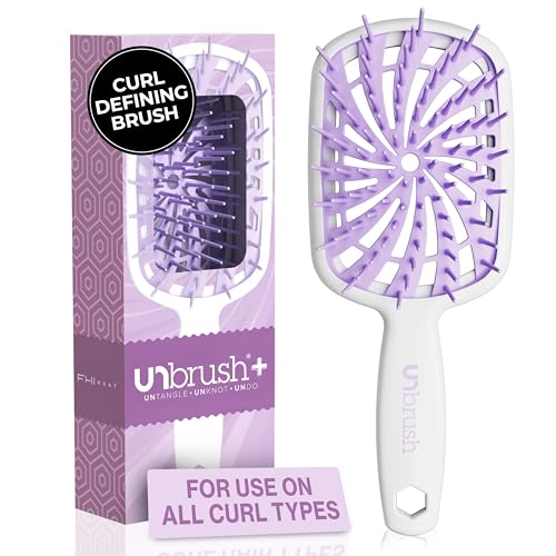 UNbrush Detangling Hair Brush Plus - Sugar Plum