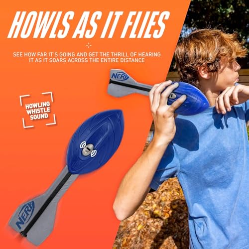 Vortex Aero Howler Foam Ball – Classic Long-Distance Football -- Flight-Optimizing Tail -- Hand Grip – Indoor and Outdoor Fun