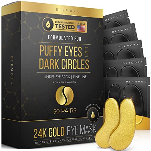 DERMORA Golden Glow Patches: Dark Circles Relief